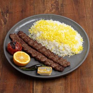 چلوکوبیده دو سیخ مخصوص 200 گرمی